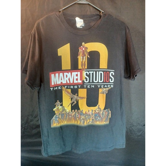 Marvel Studios The First 10 Years Medium Tshirt - Picture 1 of 6
